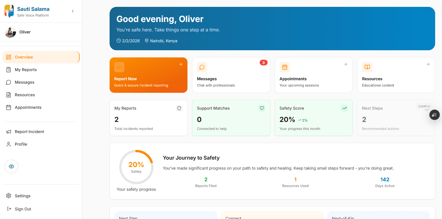 Desktop Dashboard